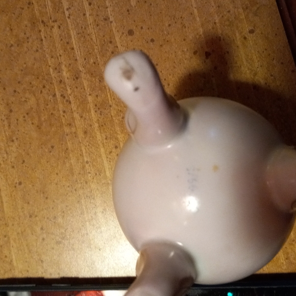 Blue Napcoware Footed Egg Vase, Hand Painted, 6", - Picture 2 of 4